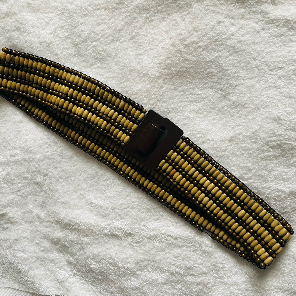 Plus size wood belt